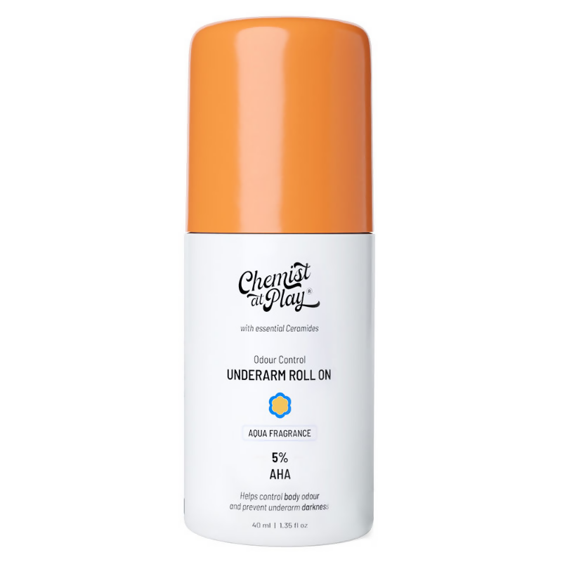 Image 1 of Chemist at Play 5% AHA Underarm Roll On Lactic Acid Deodrants