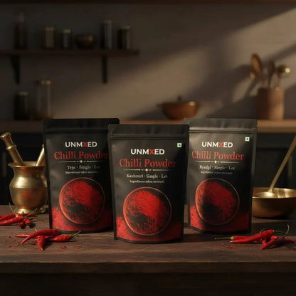Image 1 of UNMIXED Chilli Trio Combo – Teja, Byadgi & Kashmiri