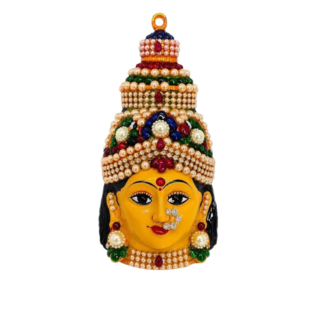 Image 1 of Default Title for the product pmw - Decorated Gowri Face for Varalakshmi Pooja