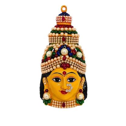 Image 1 of Default Title for the product pmw - Decorated Gowri Face for Varalakshmi Pooja
