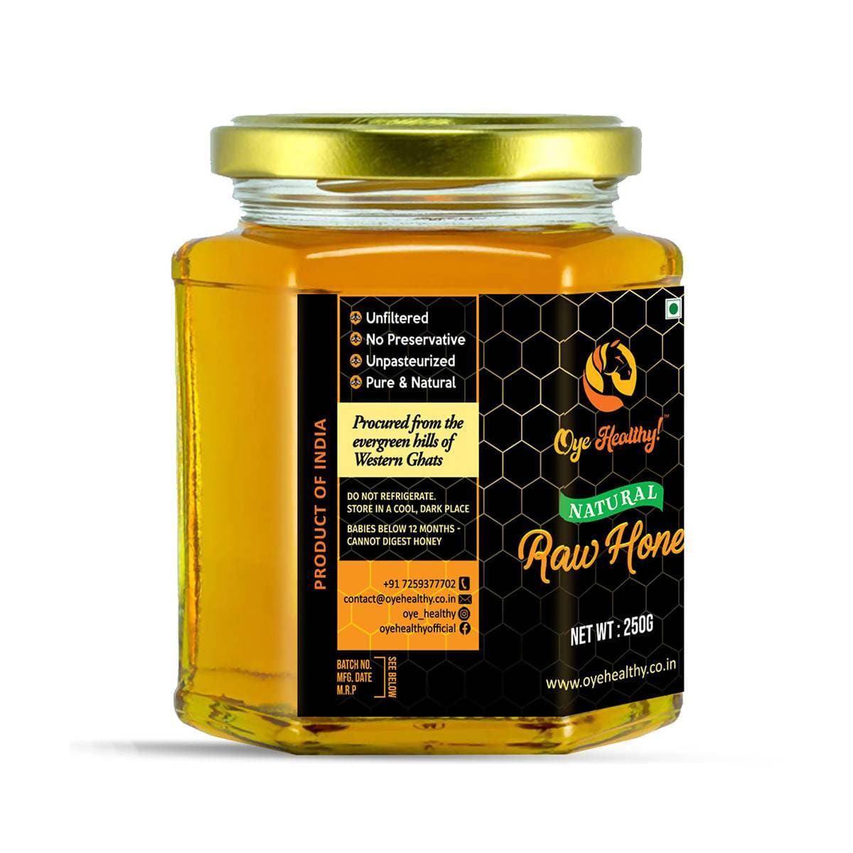 Image 5 of Oye Healthy Natural Raw Honey - Combo Pack of 2 (500gm+250gm)