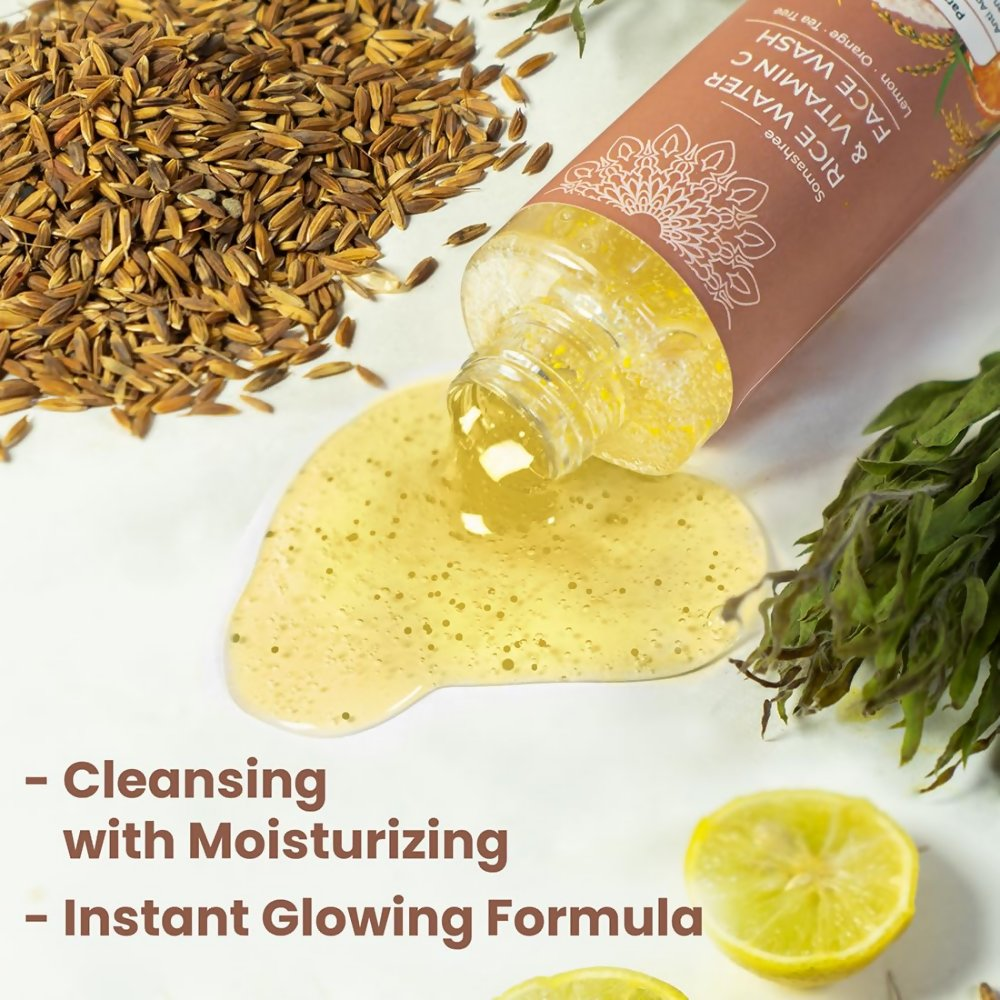 Image 4 of Pureus Herbals Somashree Rice Water & Vitamin C Face Wash