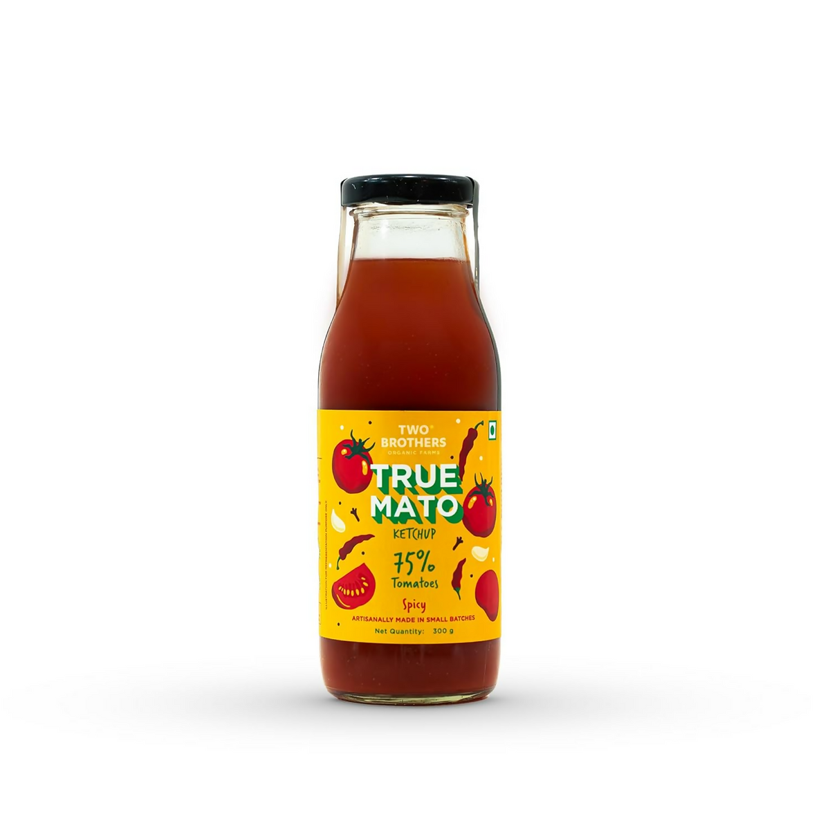 Image 1 of Two Brothers Organic Farms Truemato Ketchup - Spicy