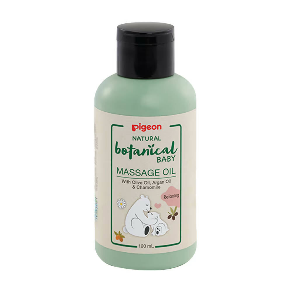 Image 1 of 120 ml for the product Pigeon Natural Botanical Baby Massage Oil