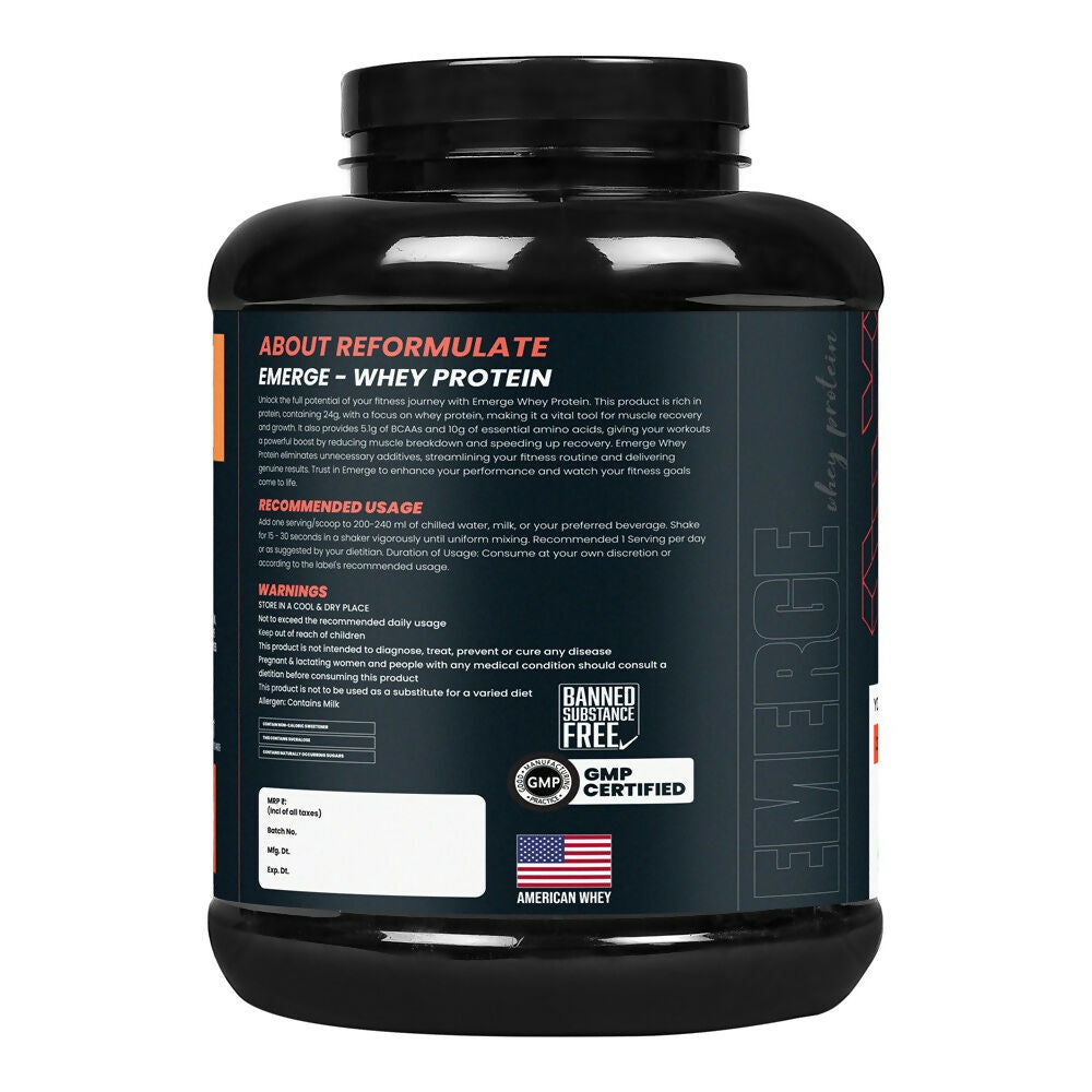 Image 2 of Reformulate Emerge I Whey Protein I Your Daily Meal Replacement Formula I 20 G I Protein I 5.1 G Bcaa's I 10 G Eaa's - Cold Coffee