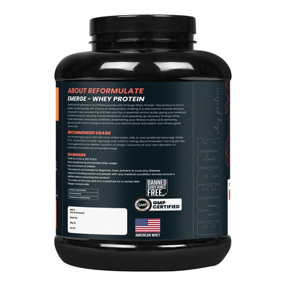 Image 2 of Reformulate Emerge I Whey Protein I Your Daily Meal Replacement Formula I 20 G I Protein I 5.1 G Bcaa's I 10 G Eaa's - Cold Coffee