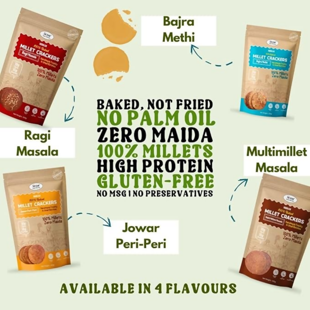 Image 5 of NIHKAN Millet & Protein Crackers