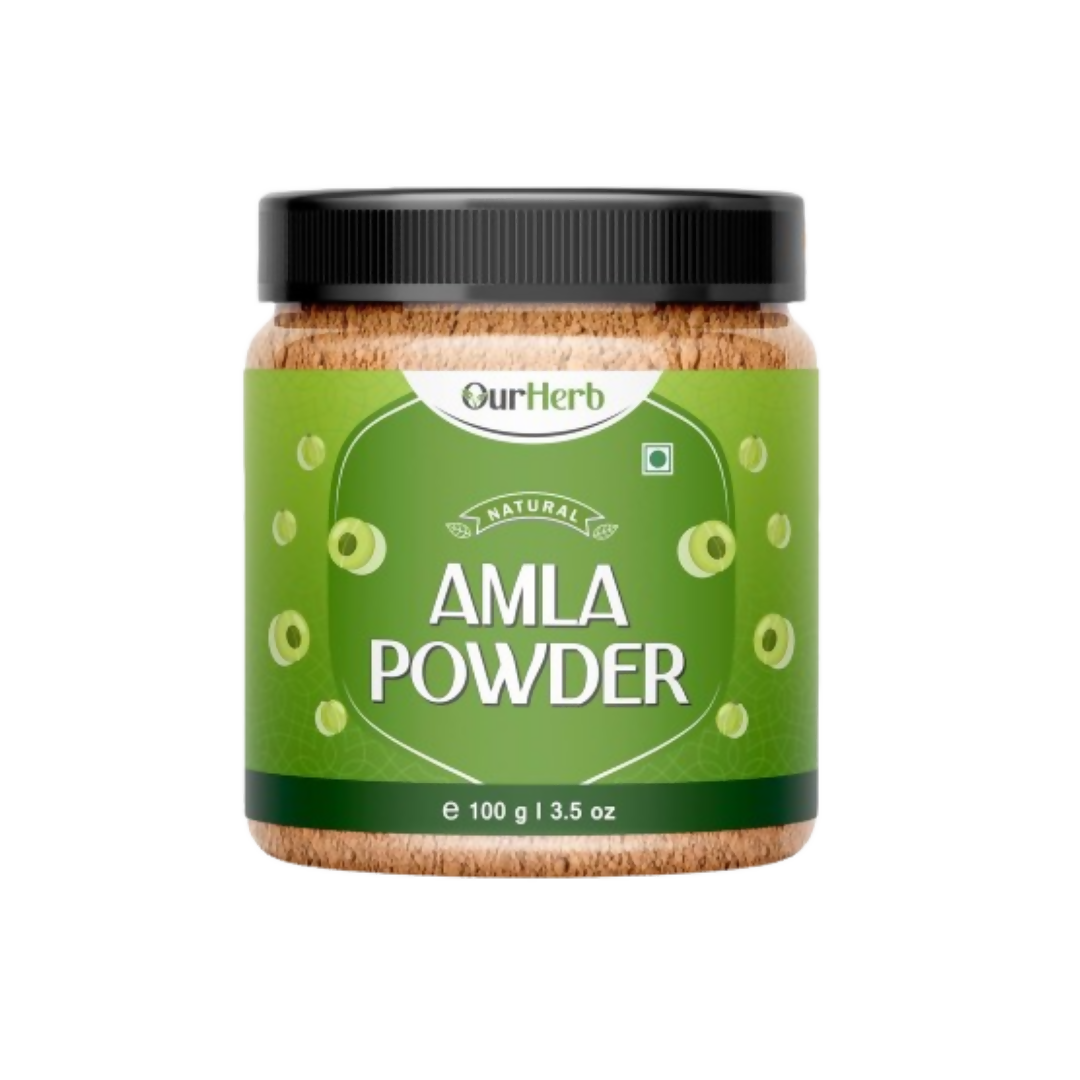 Image 1 of OurHerb Pure & Natural Amla Powder for Health, Skin & Hair