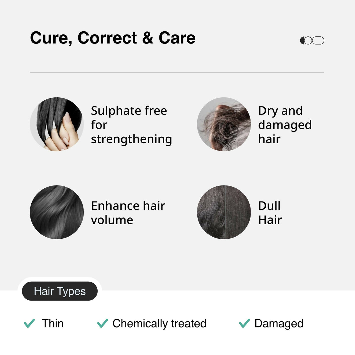 Image 4 of Cureskin Biotin & Collagen Vitamin B5 Glycolipids Shampoo: Strengthen Hair, Reduce Hairfall & Repair Damage