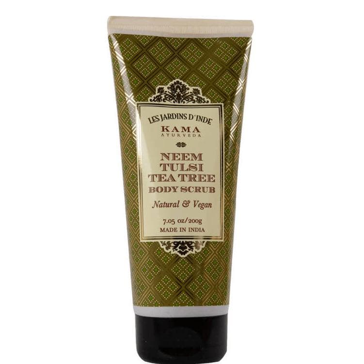 Image 1 of 200 gm for the product Kama Ayurveda Neem Tulsi Tea Tree Body Scrub 200gm
