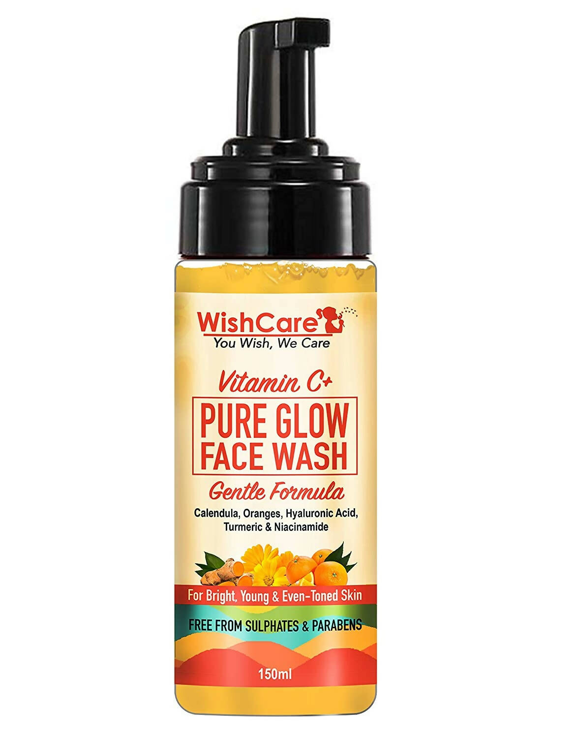 Image 1 of Wishcare Vitamin C+ Pure Glow Face Wash