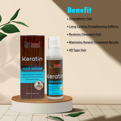 Image 2 of Bronson Professional Keratin Hair Serum Anti Frizz Hair Serum