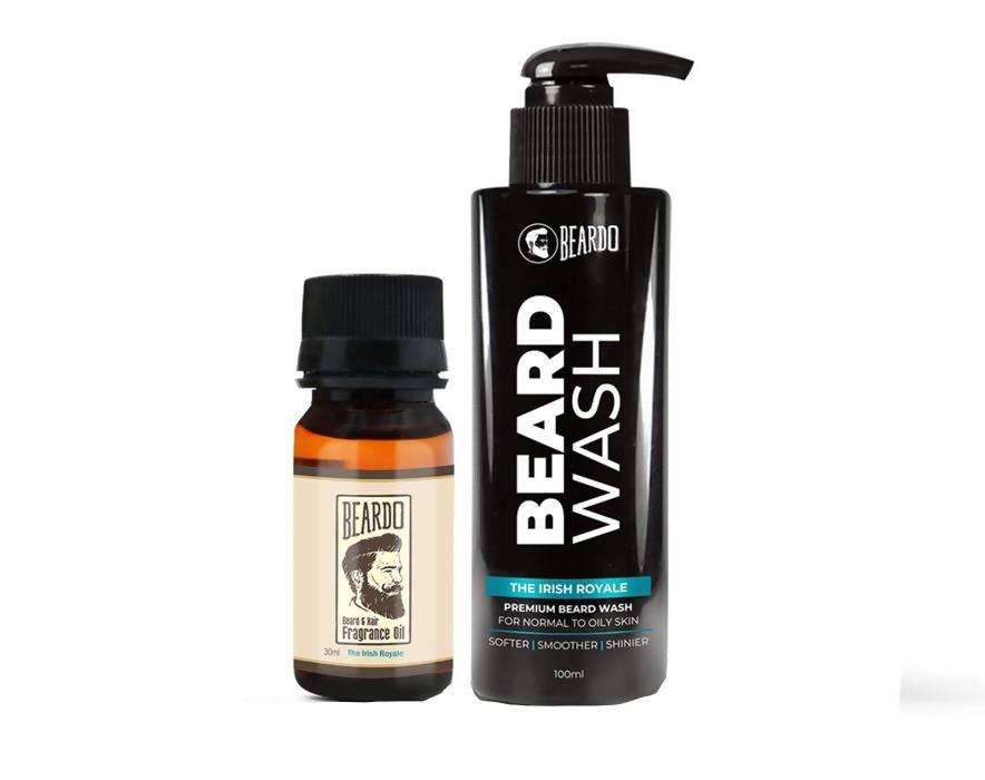 Image 1 of Combo / Pack of 1 for the product Beardo The Irish Royale Beard Oil & Beard Wash Combo