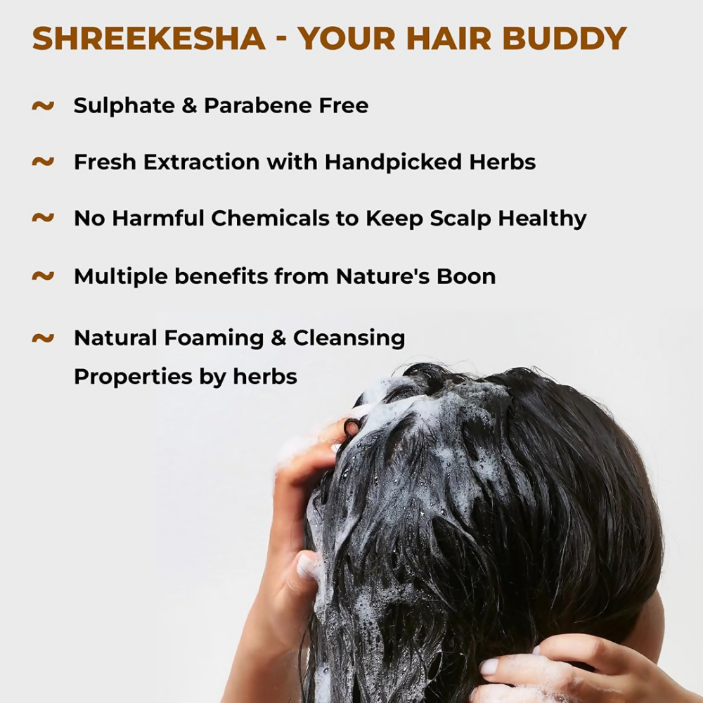 Image 6 of Pureus Herbals Shreekesha Moroccan Argan Oil Shampoo
