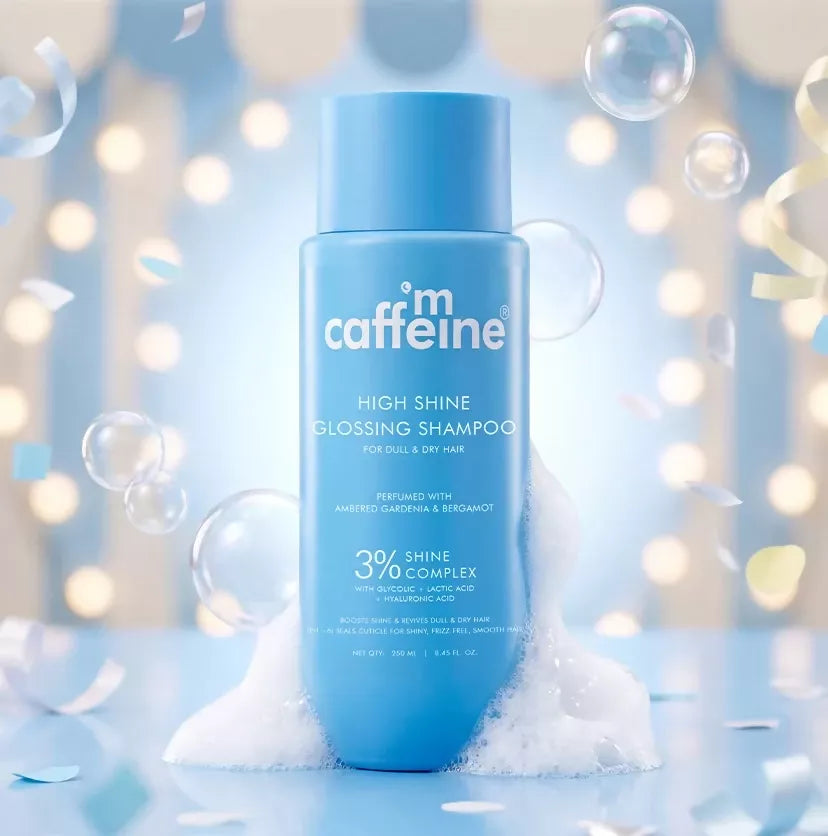 Image 1 of 250 ml / Pack of 1 for the product mCaffeine High Shine Glossing Shampoo