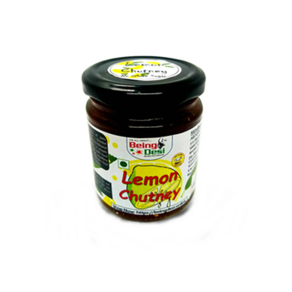 Image 1 of 250 gm / Pack of 1 for the product Being Desi Lemon Chutney (Zero White Refined Sugar)