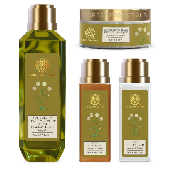 Image 1 of Forest Essentials Hair Repair & Shine Ritual For Nourished Hair