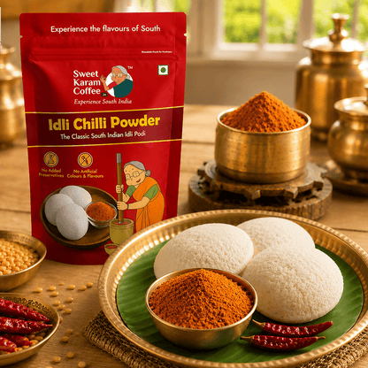 Image 2 of Sweet Karam Coffee Idli Powder (Chilli Gun Powder)