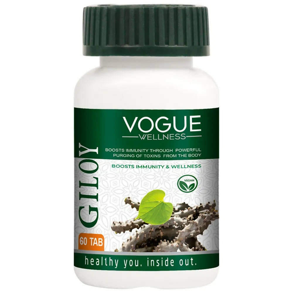 Image 1 of 60 tabs for the product Vogue Wellness Giloy Tablets