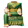 Image 1 of 12 Inch for the product Green Saree Varalakshmi Ammavari Idol Body