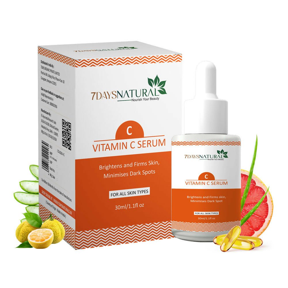 Image 1 of 7 Days Vitamin C-Advance Radiance Booster Skin Brightening Face Glowing Serum
