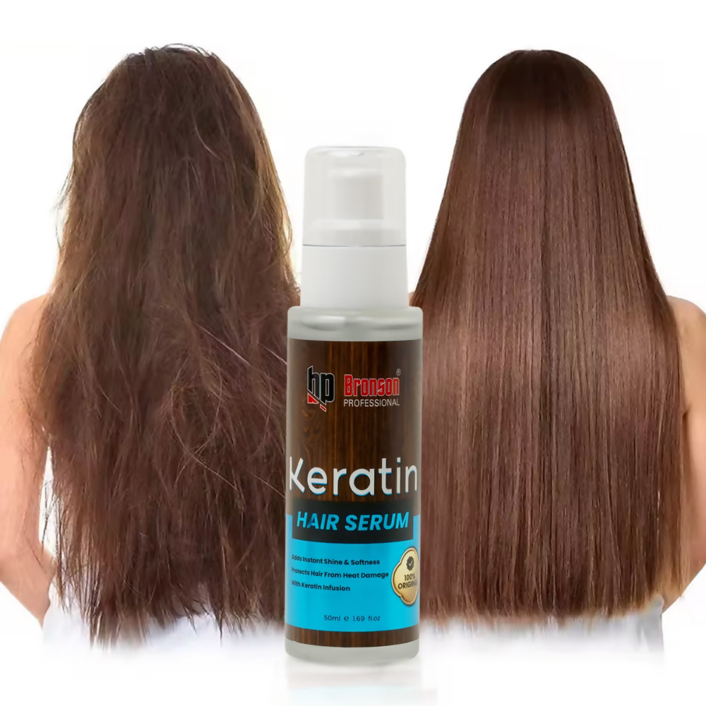 Image 4 of Bronson Professional Keratin Hair Serum Anti Frizz Hair Serum