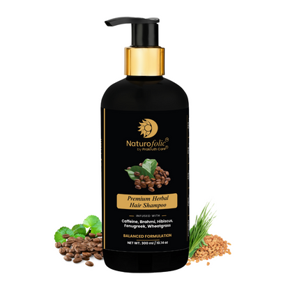 Image 1 of 300 ml / Pack of 1 for the product Prakruth Care Premium Herbal Intense Caffeine Shampoo