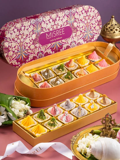 Image 5 of Box of 24 for the product Misree Scrumptious Strawberry Modak