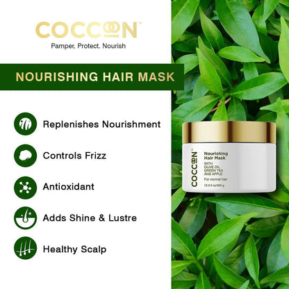 Image 3 of Coccoon Nourishing Hair Mask With Olive Oil, Green Tea & Green Apple
