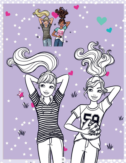 Image 6 of Dreamland Publications Barbie Copy Colouring Book : Children Drawing, Painting & Colouring Book