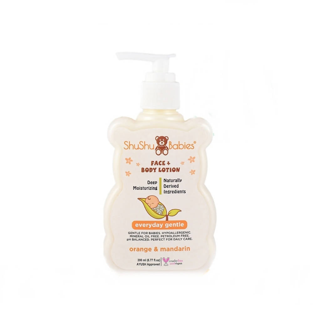 Image 1 of 200 ml for the product ShuShu Babies Face + Body Lotion Orange & Mandarin