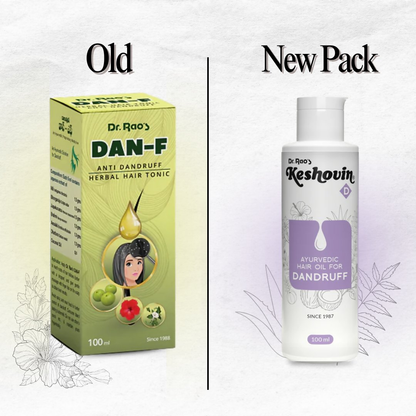 Image 7 of Dr. Rao's Keshovin Anti Dandruff Herbal Hair Oil