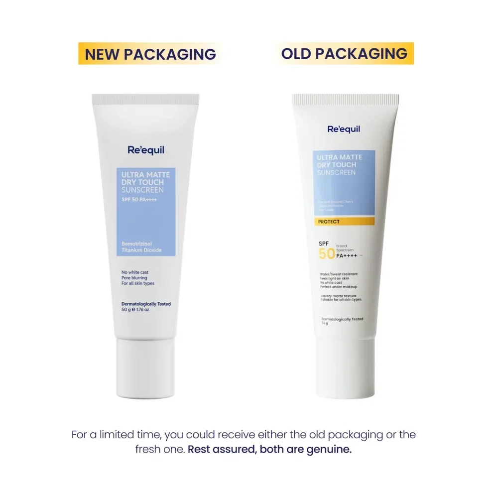 Image 2 of Re'equil Ultra Matte Dry Touch Sunscreen Gel SPF 50 PA++++