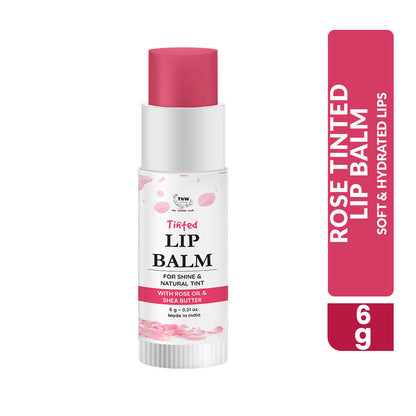 Image 2 of The Natural Wash Moisturizing Rose Tinted Lip Balm Shine & Natural Tint
