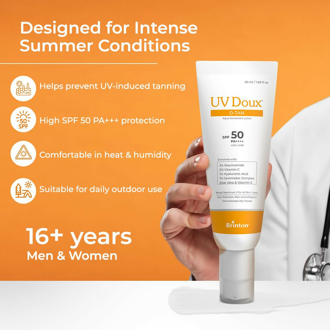 Image 3 of Brinton Uv Doux D-Tan Aqua Sunscreen Lotion