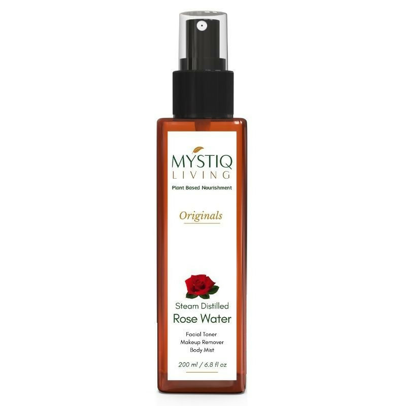Image 1 of Mystiq Living Rose Water Pure & Natural Spray Face Toner, Gulab Jal For Skin & Hair