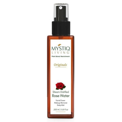 Image 1 of Mystiq Living Rose Water Pure & Natural Spray Face Toner, Gulab Jal For Skin & Hair