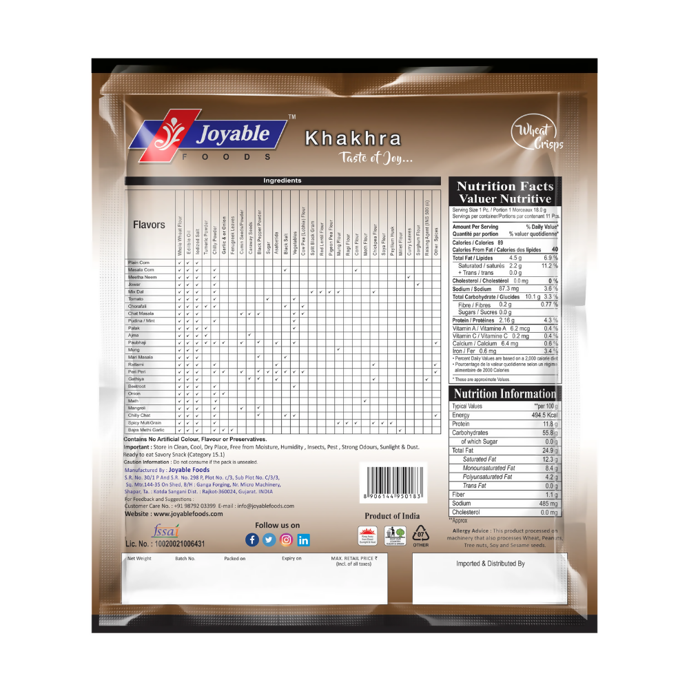 Image 2 of Joyable Peri Peri Khakhra
