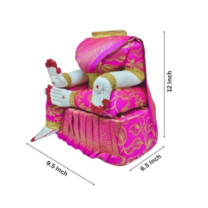 Image 3 of SRI YAGNAA - Decoartive Ammavari Doll - Pink