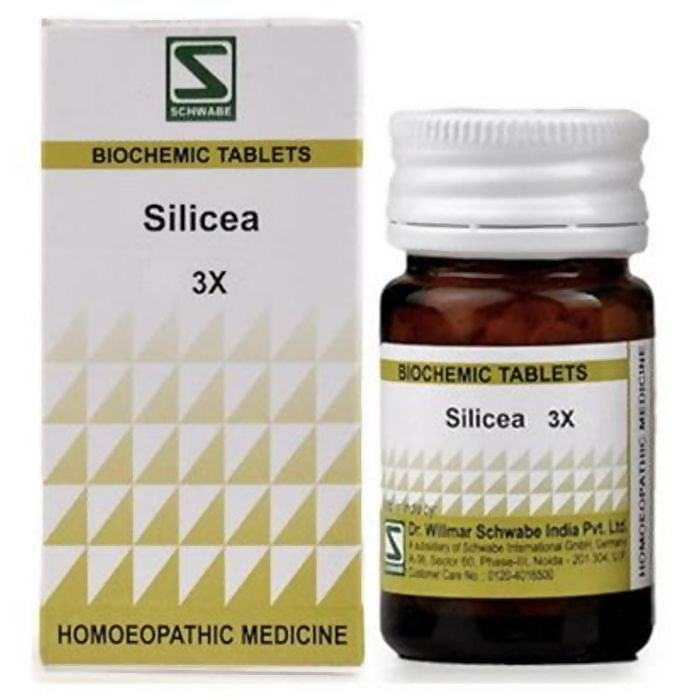 Image 1 of 3 X / 20 gm for the product Dr. Willmar Schwabe India Silicea Biochemic Tablets