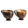 Image 1 of 200 ml / Set of 2 for the product Thenga Coconut Shell Teacup - Brown