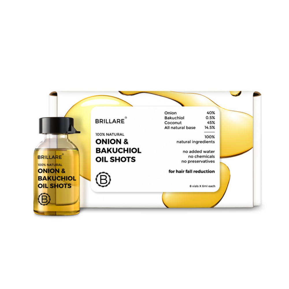 Image 4 of Brillare Onion & Bakuchiol Oil Shots For Hair Fall Reduction