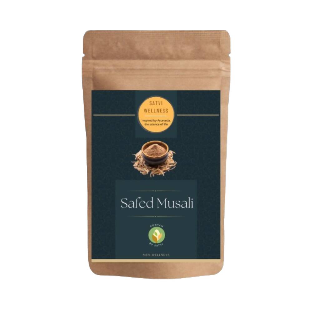 Image 1 of Satvi Wellness Safed Musli Powder | White Musli Powder | Men Wellness