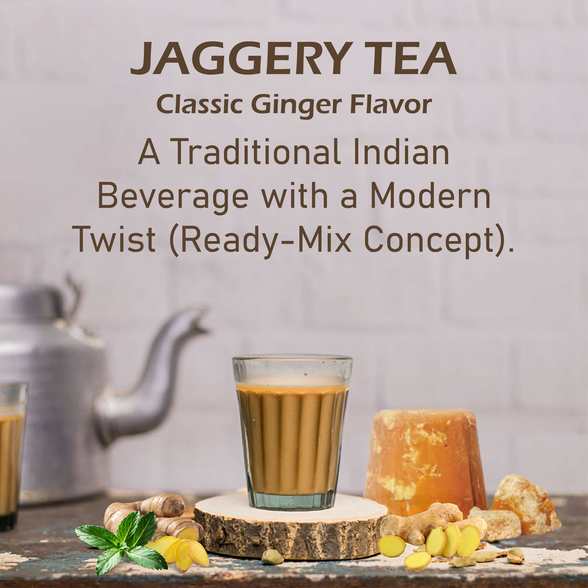 Image 4 of Naivedyam Classic Ginger Flavour Jaggery Tea