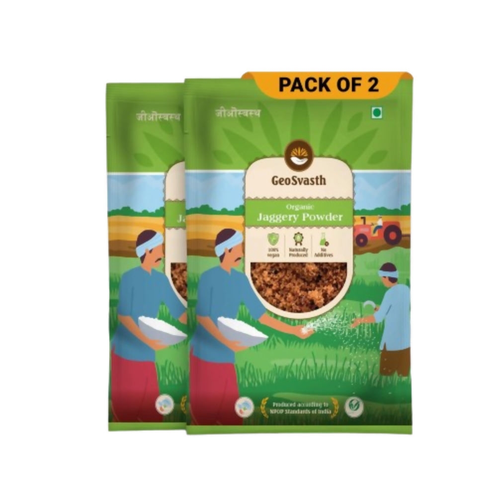 Image 1 of 500 gm / Pack of 2 for the product GeoSvasth Organic Jaggery Powder