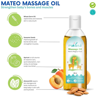 Image 4 of Mateo Baby Massage Oil Mom’s Magical Meet