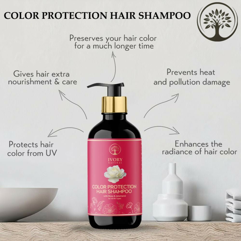 Image 5 of Ivory Natural Color Protection Hair Shampoo - Natural Solution For Coloured Hair