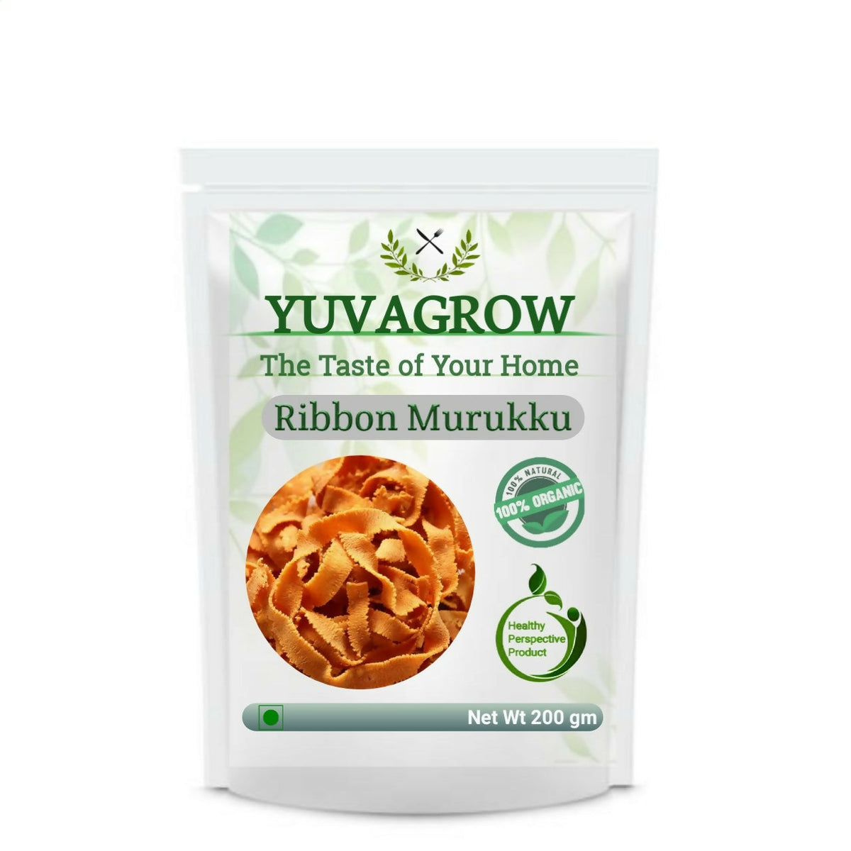 Image 1 of 200 gm / Pack of 1 for the product Yuvagrow Ribbon Murukku