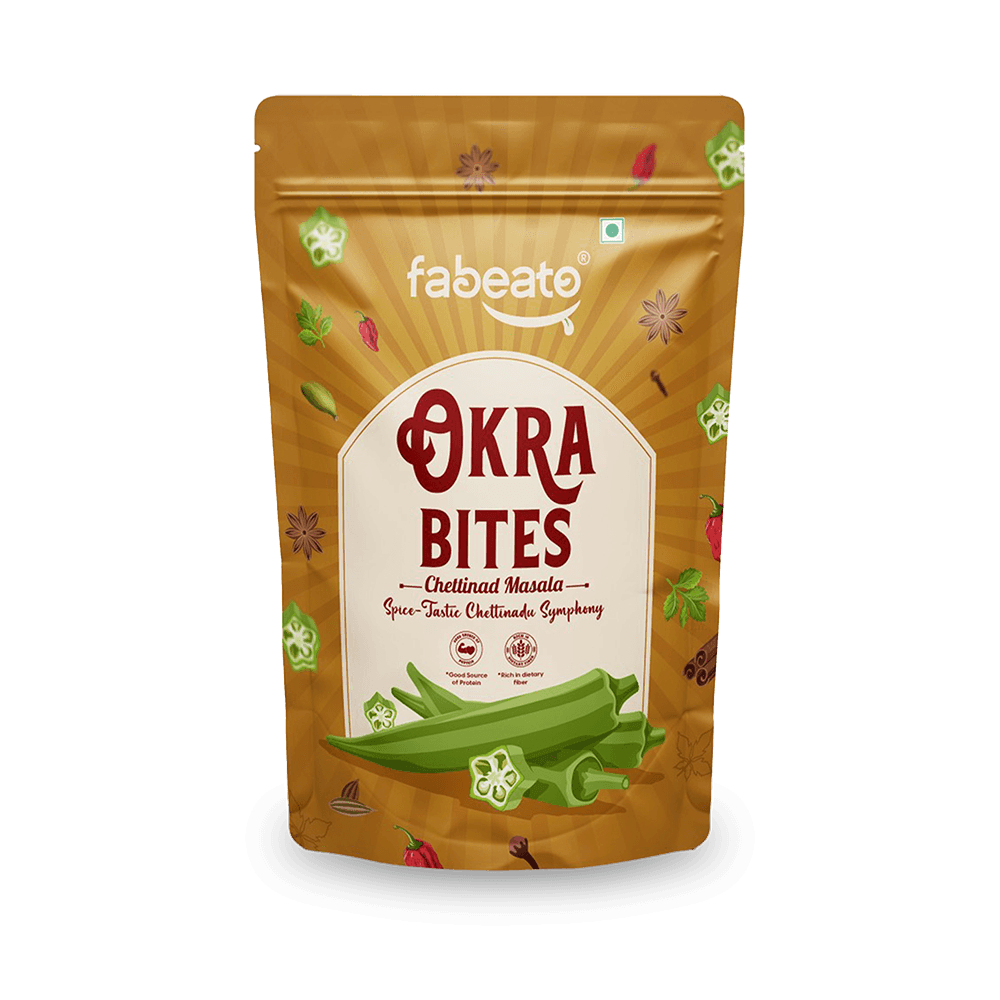 Image 1 of Fabeato Chettinadu Masala Okra Chips (30g)