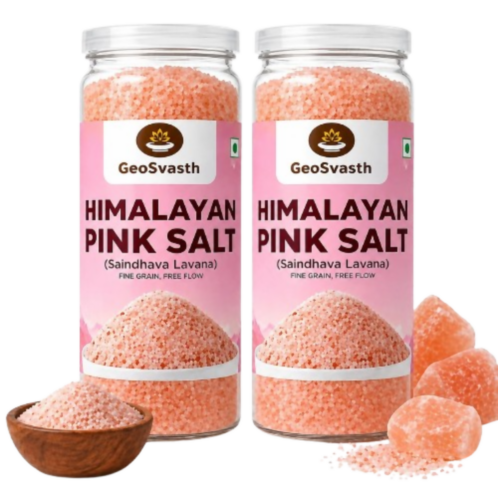 Image 1 of 1 kg / Pack of 2 for the product GeoSvasth Himalayan Pink Salt